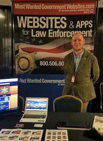 Our MostWantedGovernmentWebsites.com team at the booth in Montana