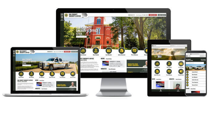 Ida County Sheriff's Office Responsive Website