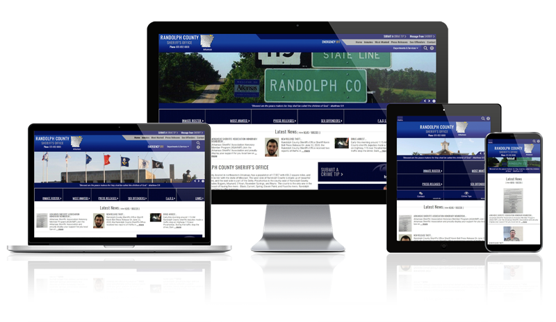 Randolph Co Sheriff Office Responsive layout