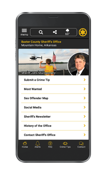 Baxter County Sheriff App Screen Shot