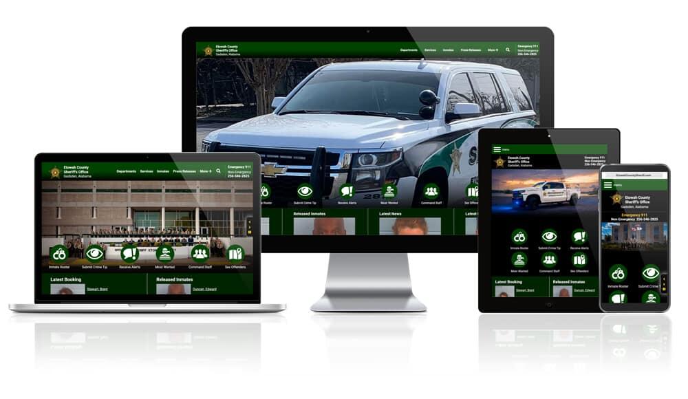 Etowah County Sheriff Office Responsive layout