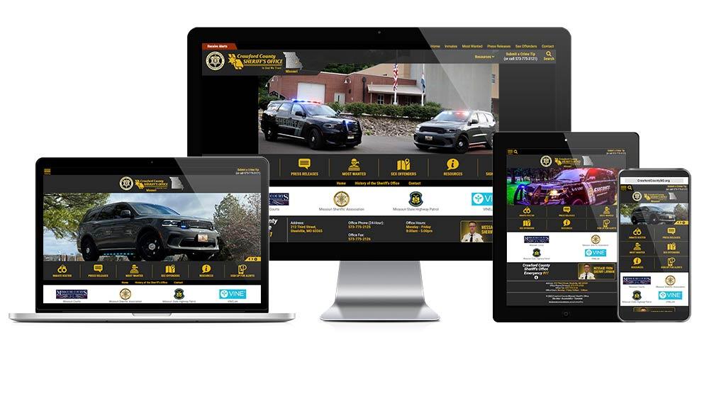 Crawford County Sheriff's Office Responsive layout